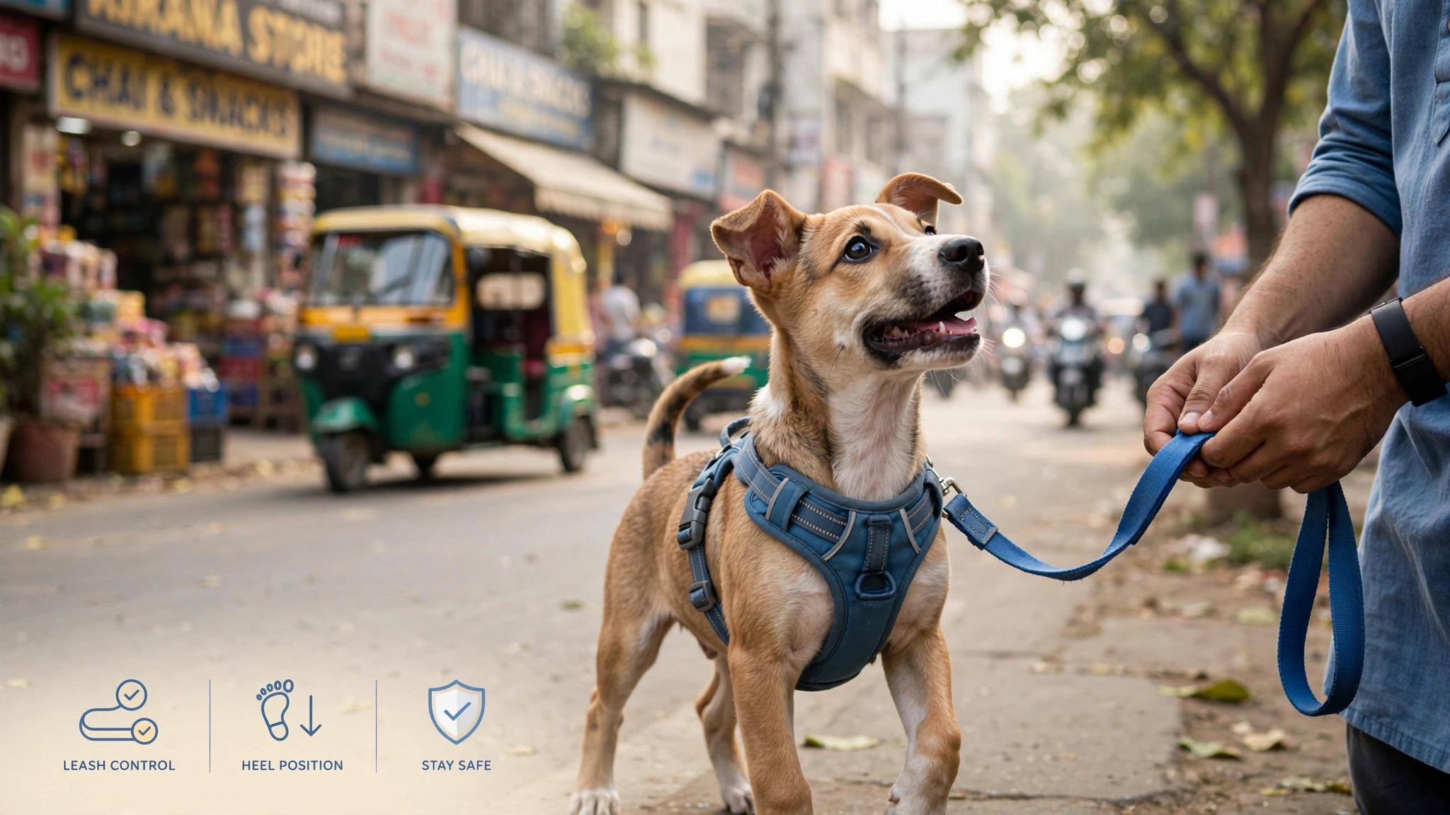 Leash Training Puppies on Busy Indian Roads: Expert Guide