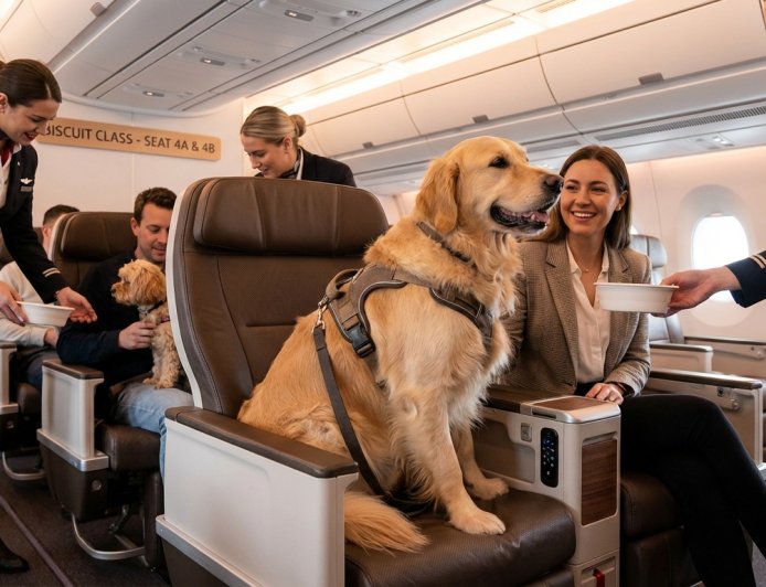 The "Biscuit Class" Flight: 10 Game-Changing Airline Upgrades for Large Dogs in 2026
