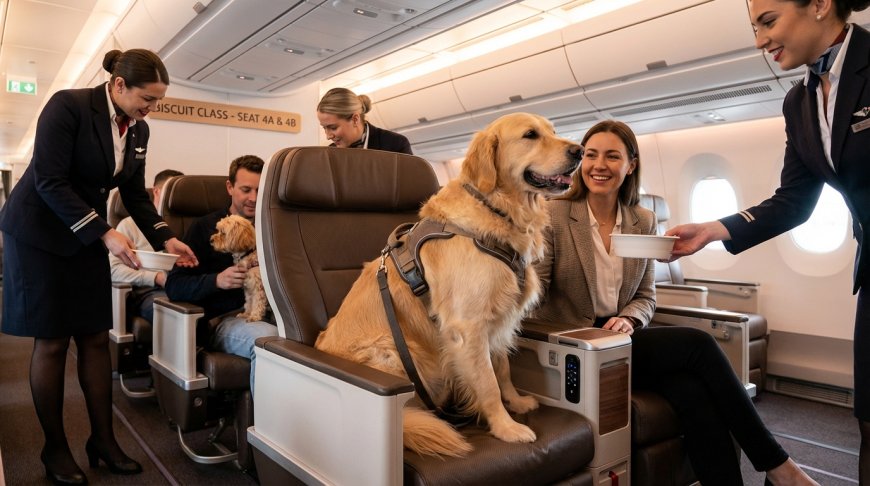 The "Biscuit Class" Flight: 10 Game-Changing Airline Upgrades for Large Dogs in 2026